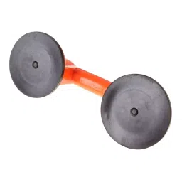 A&S TOOLSHOP Double Suction Glass Lifter Aluminium & Rubber 15 cm Diameter Red & Black, AS-26 (Pack of 2) image 3