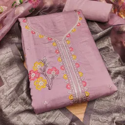 Lilots Unstitched Dress Material image 2