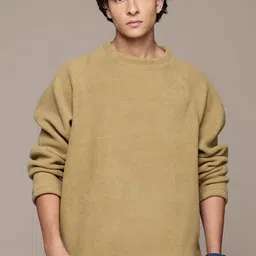 The Roadster Lifestyle Co. Fleece Raglan Sleeves Sweatshirt-picture-24