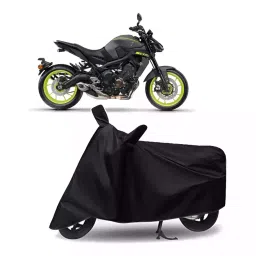Auto Pearl Bike Cover for Yamaha MT 09 BS6 (Black)-image-66