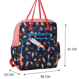 ROSADA Printed Lightweight Waterproof Diaper Backpack image 3