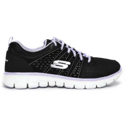 SKECHERS Women Look Book Black Running Shoes image 2