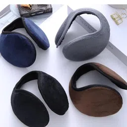 lai lai Ear Muffs Head Wear Faux Fur Ear Warmers Behind The Head Style Winter Earmuffs for Men & Women, Pack of 2 Multicolore image 2