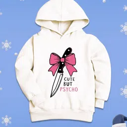 NUSYL Girls Graphic Printed Hooded Sweatshirt-image-28