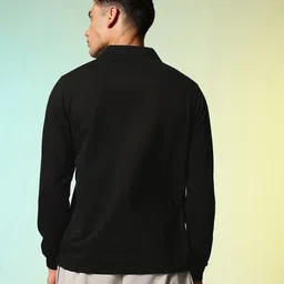HRX by Hrithik Roshan Solid Shirt Collar Lifestyle Sweatshirt image 3