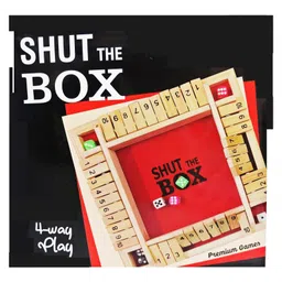 Muren Shut The Box Wooden Dice Game - Multicolor image 2