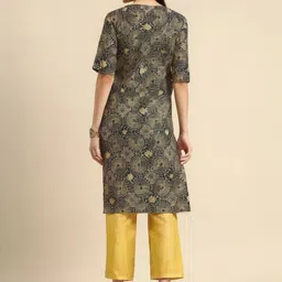 SZN Women Ethnic Motifs Printed Regular Kurta Set image 2