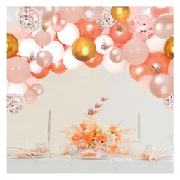 Bubble Trouble Butterfly Theme Metallic Balloons Pink - Pack of 122 image 3