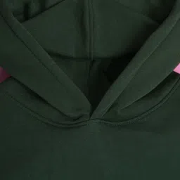 NUSYL Full Sleeves Skateboard &  Whats Up Text Printed Sweatshirt  - Green image 5