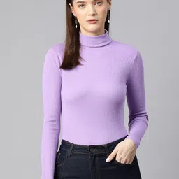 Marks & Spencer Turtle Neck Ribbed Pullover-picture-26