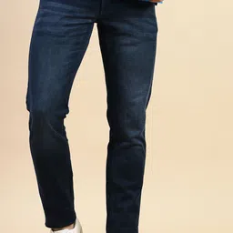 Classic Polo Men Slim Fit Low Distress Light Fade Jeans image 5