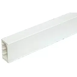 Schneider Electric CT Series White uPVC 3 m x 50x100 mm Dado Trunking Closed Slot, CT105W-picture-12