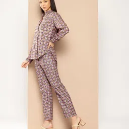 Chemistry Geometric Printed Co-Ords image 3