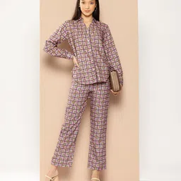 Chemistry Geometric Printed Co-Ords image 2