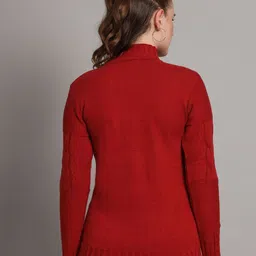 MODKLINE WITH MK Women Cable Knit Woollen Pullover image 5