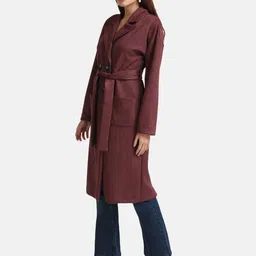 Kazo Suede Trench Coat With Belt image 3