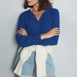 Vero Moda Blue Regular Fit Top-image-38