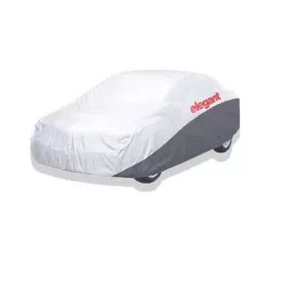 Elegant White & Grey Water Resistant Car Body Cover for Tata Tigor-picture-15