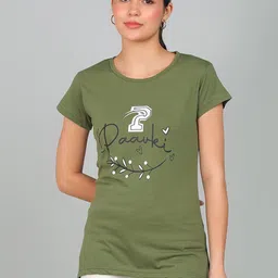 PAAVKI Pack of 2 Typography Printed Round Neck Cotton T-shirt image 4