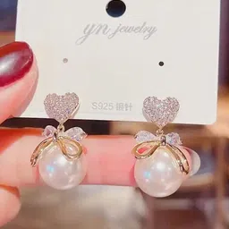 ONUYX women Heart Shaped Studs Earrings-picture-26