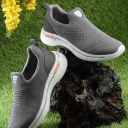 Action Men's Dark Grey Running Shoes-picture-25