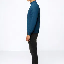 TAZO Men Mock Collar Solid Lightweight Sporty Jacket image 3