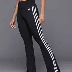 ADIDAS 3-Striped Flared Training Tights image 1