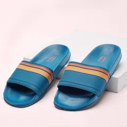 Ajile by Pantaloons Men's Teal Blue Slides-image-40
