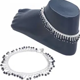 AamNa Enterprises Silver-Plated Anklet image 2