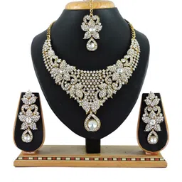 Anouk Gold-Plated Stones Studded Jewellery Set-picture-18