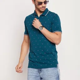 UNIBERRY Men Printed Polo Collar T-shirt-picture-20