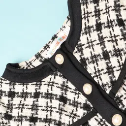 Kookie Kids Full Sleeves Front Open Jacket - Black image 3