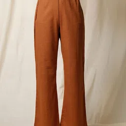 TJORI Women Relaxed Straight Leg Trousers-picture-31