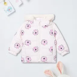 max Girls Hooded Floral Printed Puffer Jacket-picture-14