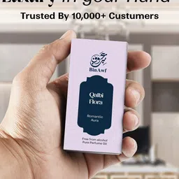 BinAwf Qalbi Flora Romantic Aura Non Alcohol Attar- 6 ml image 5