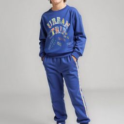 ARIAS By LARA DUTTA Boys Printed Long Sleeves Pure Cotton Sweatshirt With Joggers-picture-26