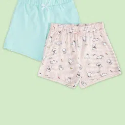 Pantaloons Baby Kids Blue & Orange Cotton Printed Shorts (Pack of 2)-picture-18