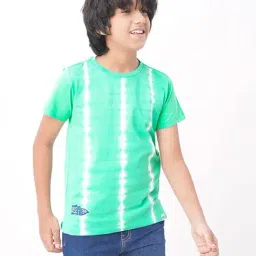 Edheads Kids Green Cotton Ombre T-Shirt-picture-21