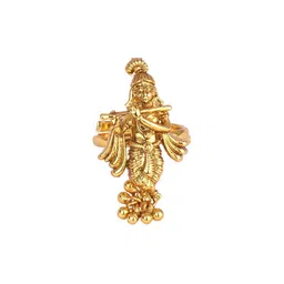 JFL - JEWELLERY FOR LESS Traditional Lord Krishna Finger Ring image 3