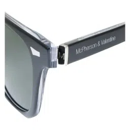 McPherson & Valentine Green Polarised and UV Protected Lens Wayfarer Unisex Sunglasses image 4