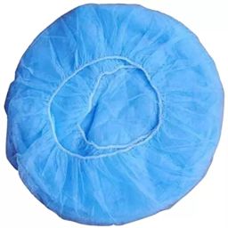 BRALA Size Blue Blue Non-Woven Reusable Disposable Bouffant Cap 18 Inch Hair Net Kitchen Cap Mob Cap Nurse Cap Surgical Head Cap Surgical Head Cap (Pack of 500 Piece)-picture-14