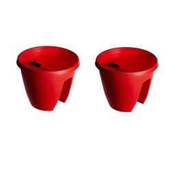 go hooked Railing Planter Hanging Pots for Plant-picture-36