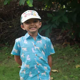 Tots n Weaves Kids Printed Pure Cotton Shirt With Pyjamas image 2