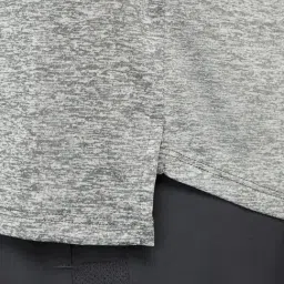 Nike Grey Regular Fit Logo Printed Sports T-Shirt image 4