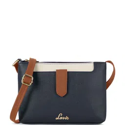 Lavie Colourblocked Oversized Structured Sling Bag-picture-14
