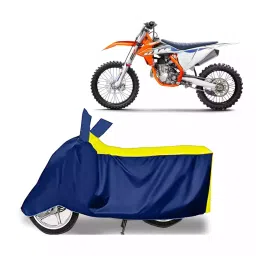 Auto Pearl Bike Cover for KTM 450 (Yellow & Blue)-picture-35