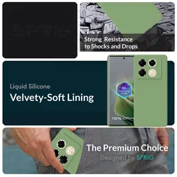 SPRIG Solid Printed Back Case Mobile Accessories image 4