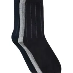 Byford by Pantaloons Multicolor Solid Socks - Pack of 3-picture-22