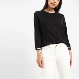 levi's Women's solid round neck sweater-picture-18