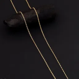 SZN Set of 2 Gold-Plated Floral Artificial Stones Studded Shaped Pendants With Chains image 4